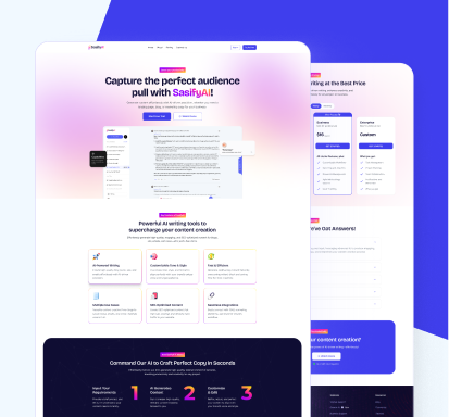 SaaS Landing Page – Converting Visitors into Customers